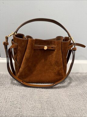 Tory Burch Romy Suede Bucket Bag